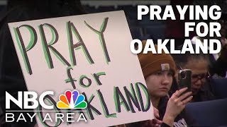 Faith leaders and NAACP hold prayer in response to Oakland's crime and businesses leaving