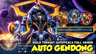 BUILD HARAM GATOT | DAMAGE MUSUH SAMA SEKALI GAK BERASA | GATOTKACA BEST BUILD 2024 | MOBILE LEGENDS