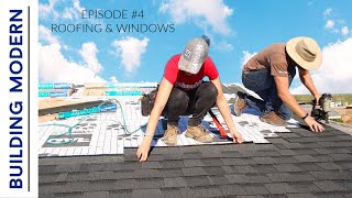 DIY Roof \u0026 GIANT Windows Install | Ep. 4 Building Modern on a Budget