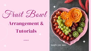 How to cut Fruits Tutorials for Fruit Plates, Fruit Platters Or Fruit Bowls I Fr