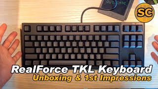 A Capacitive Keyboard? Realforce TKL unboxing first impressions