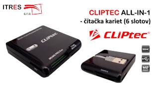 CLiPtec ALL-IN-1 - čítačka kariet (6 slotov)