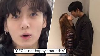 Company SUES! Staff CONFIRMS V & Jennie Is REAL & LEAKS Jung Kook KISSING Idol? (rumor) STOCK DROPS!
