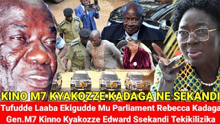 Tufudde Laba Ekigudde Mu Parliament Rebecca Kadaga Bitiisa Gen.M7 Kyakozze Ssekandi Tekikilizika