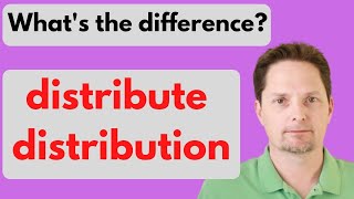American Accent Training/American Pronunciation/How to pronounce distribute and distribution