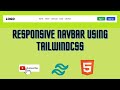 MAKE A RESPONSIVE NAVIGATION BAR USING TAILWINDCSS(PART-2)