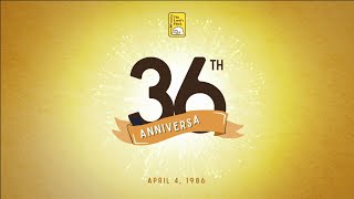 LIVE: 36TH ANNIVERSARY | April 04, 2022