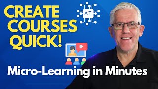 Micro-learning in MINUTES with AI