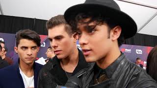 CNCO at iHeart Music Awards 2018 Red Carpet with Emerson Unger