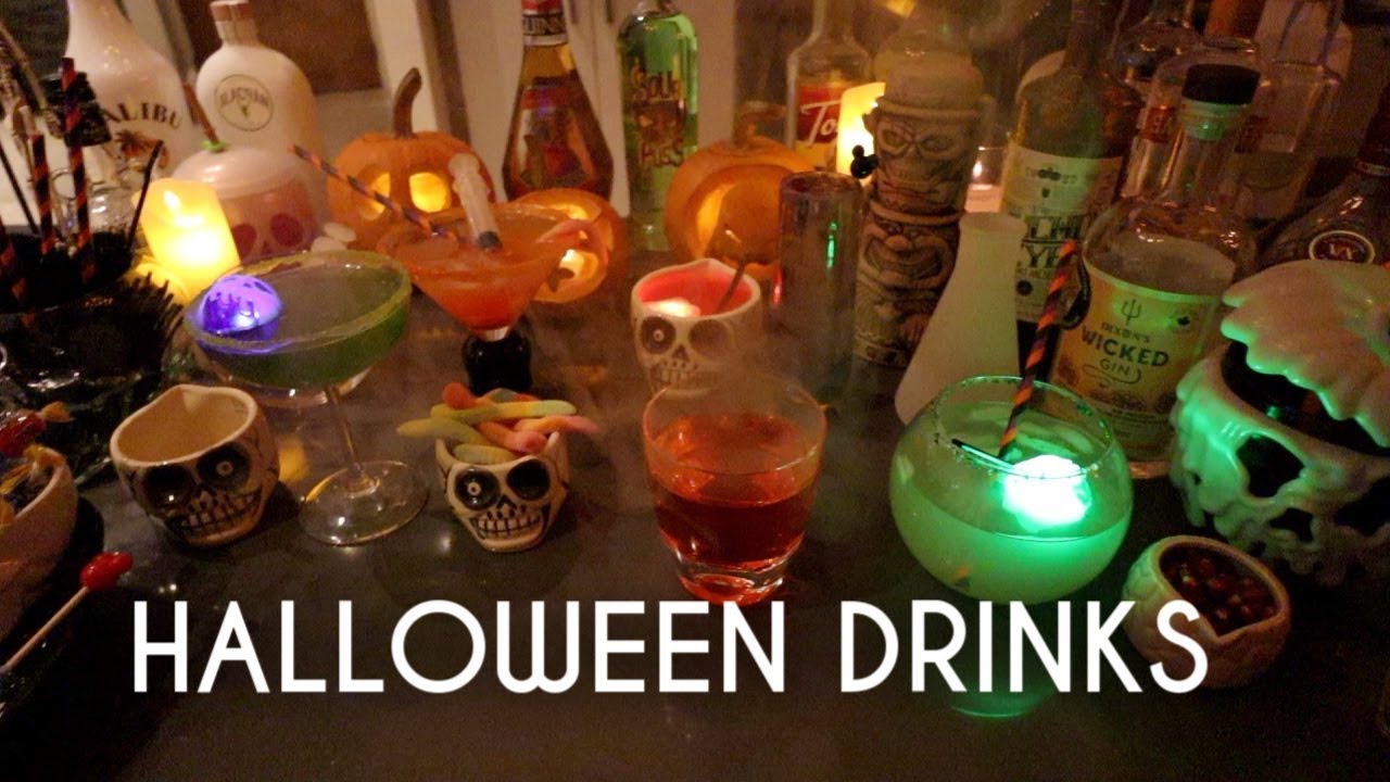 Spooky Halloween Cocktails | Disney Recipes - YouTube