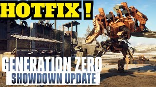 The Showdown Update Hotfix !