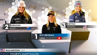 Women's Giant Slalom - Highlights - Killington USA - 2023