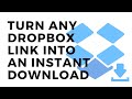 Dropbox Share/Download Link Trick