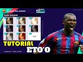 TUTORIAL COMPLETO | COMO CREAR A SAMUEL ETO'O EN PES 2021 | HOW TO CREATE | FACE & STATS | LuisFCH