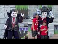 Halloween Legoland Meet & Greets Spider Lady Lego Dracula Plant Monster & Shark Guy