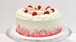 Raspberry Lychee Cake | JG Bites