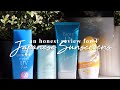 Japanese Sunscreens Review (feat. Shiseido, Biore, Sunplay, Anessa) 🇯🇵 | thatxxRin