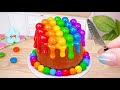 Cadbury Chocolate Pop It Cake 🍫 Yummy Miniature Rainbow Chocolate Cake Decorating 🌈 Petite Baker