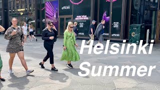 Helsinki City Centre Summer Saturday 2024 ☀️🇫🇮