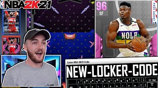NEW LOCKER CODE 2K21 + HIDDEN PINK DIAMOND ZION & DUNKERS PACK OPENING! (NBA 2K21 MyTEAM)