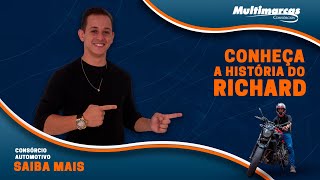 Conheça a história do Richard, mais um contemplado do #TimeMultimarcas.