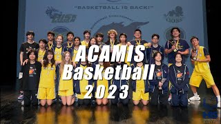 ACAMIS Basketball Tournament 2023 at Hangzhou International School