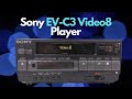 Sony EV-C3 8mm Video8 Player Video Cassette Recorder (1989) - Specs-Features - 8mm Video to Digital