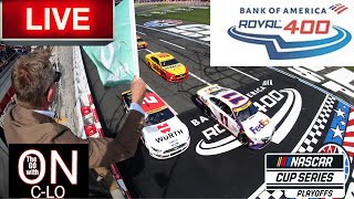 🔴Bank of America Roval 400.  Live Nascar Cup Series. Play by Play, Live Leaderboard \u0026 more