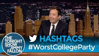 Hashtags: #WorstCollegeParty