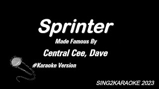 Sprinter Central Cee, Dave ( Karaoke Version )