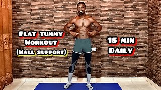 15 Min Flat Tummy Abs Workout For Beginners: Belly Fat Exercises