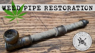 WEED PIPE RESTORATION with awesome result and test