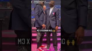 Michael Jordan and Dennis Rodman SHARE SPECIAL MOMENT during NBA Top 75 Event!