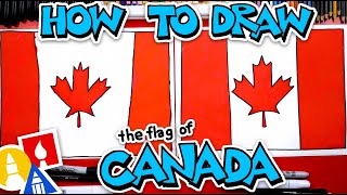 🇨🇦 How To Draw The Canada Flag - Happy Canada Day!