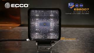 Ecco LED Work Light  750 Lumens 5 LEDs Model# E92007