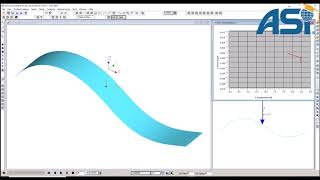 3D Buckling Analysis of arched shell structure using ELS