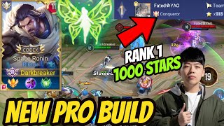 TOP 1 RIKTOR TRYING OUT NEW PRO BUILD FW HEROES GCS  | AoV | 傳說對決 | RoV | Liên Quân Mobile