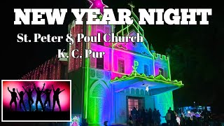 vlog 8//St. Peter \u0026 Poul Church//K. C. PUR CHURCH //@KrushnaMohanta//New year night