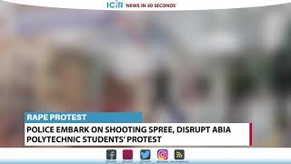 #TheICIR news in 60 seconds: Abia Polytechnic students' protest, Counter-demonstrators in New York