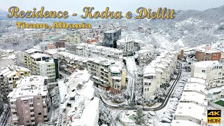 ❄️ Snow In Rezidence Kodra e Diellit #Tirana - 🇦🇱 #Albania 2021 [Drone Footage] @MTravelVlog