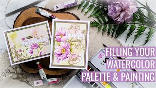 Filling Your Watercolor Pans, Altenew Watercolor Coloring Book: Special Guest, You're Killin' Me