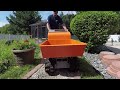 yardmax gas power trackbarrow tracked wheelbarrow review