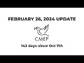 Feb 26 Update from CMEP's ED, Rev. Dr. Mae Elise Cannon