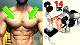 14 CHEST EXERCISES WITH DUMBELLS / les meilleurs exs musculation pectoraux avec haltères .