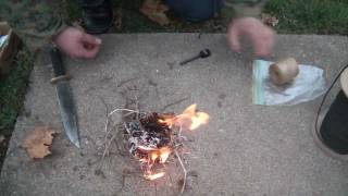 TGO Jute Cordage Fire Demo!