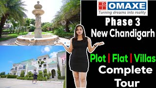 Omaxe Phase 3 New Chandigarh Complete Tour | Plots Flats Villas #realestate