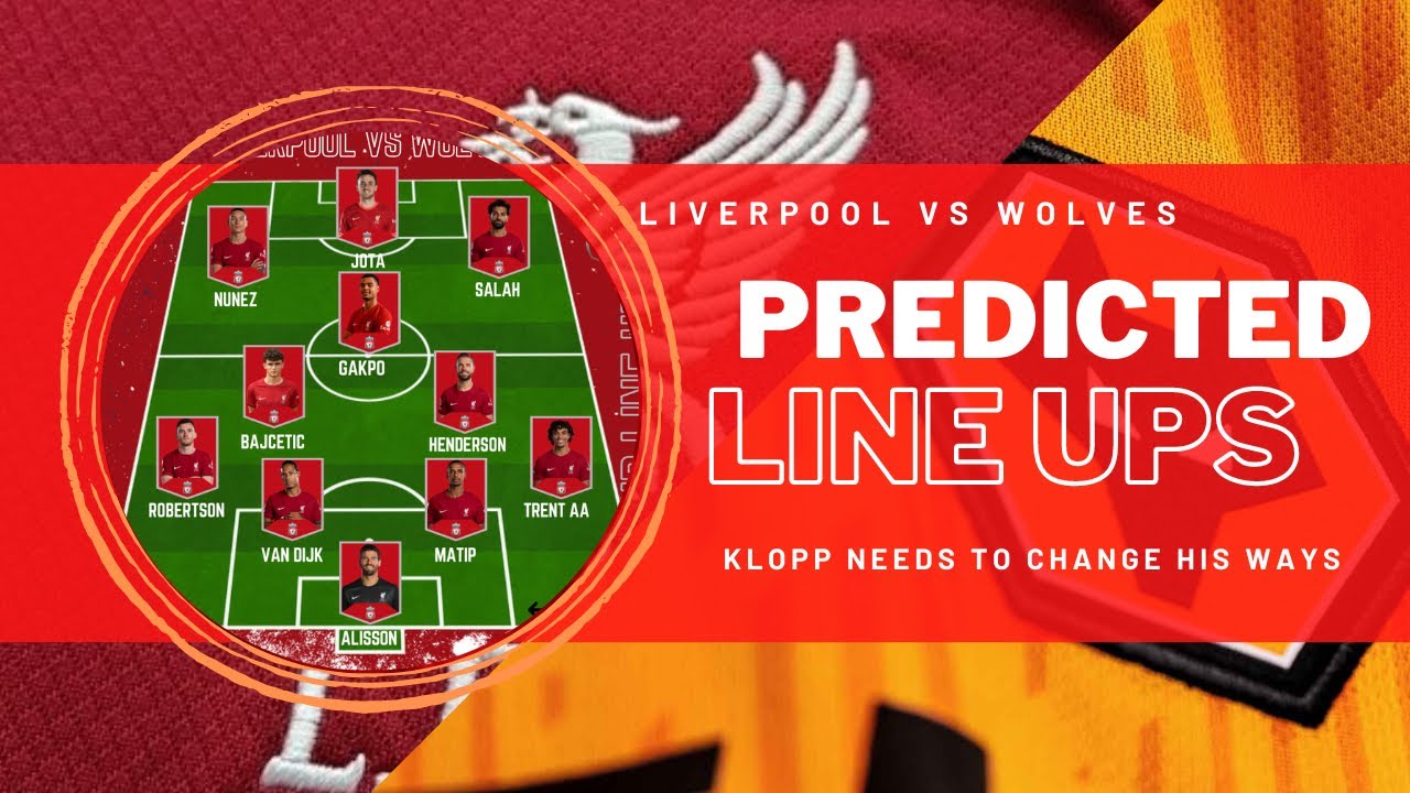 LIVERPOOL Vs WOLVES! Starting XI PREDICTIONS & PREVIEW - YouTube