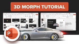 PowerPoint Tutorial: 3D ✨ Porsche animation and basics of morph transition #powerpoint #tutorial