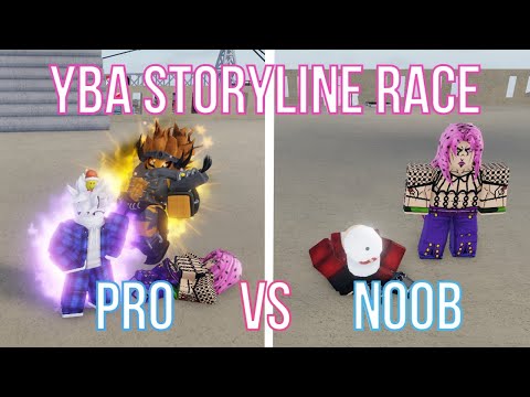 [YBA] Experienced VS New Player Storyline Race