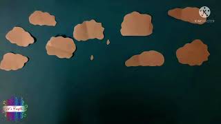 Stop motion rain drops || cloud & rain